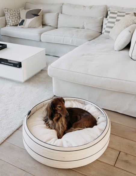 District 70 Cama Timber de Bambú M - Para Perros y Gatos