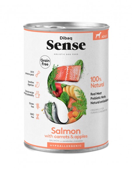 SENSE Salmón 380g - Comida Húmeda para Perros