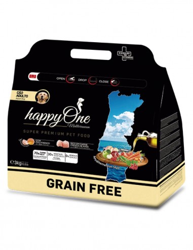 HAPPY ONE Grain Free Ave 3kg - Pienso para Perros