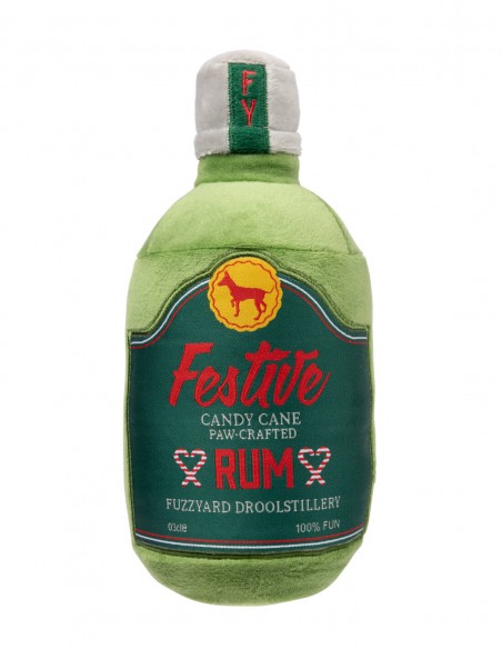 FuzzYard Xmas Toy - Festive Candy Cane Rum