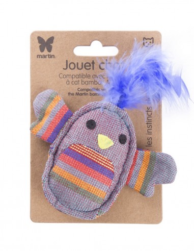 Pollito con Plumas - Juguete para Gatos