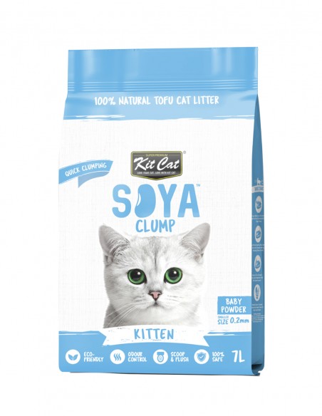 Kit Cat SoyaClump Arena de Soja Eco - Baby 7L
