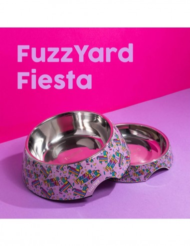 FUZZYARD Fiesta - Comedero Plano para Gatos