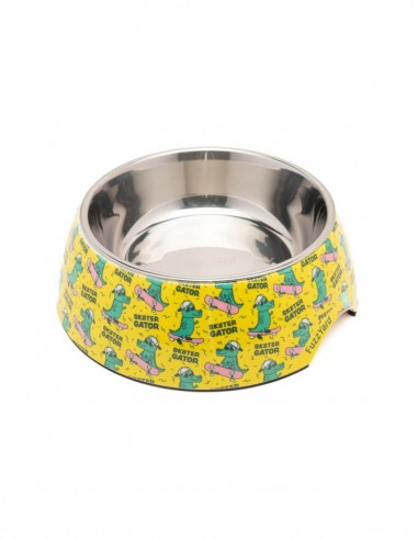 FUZZYARD Comedero Sk8ter Gator M - Para Perros