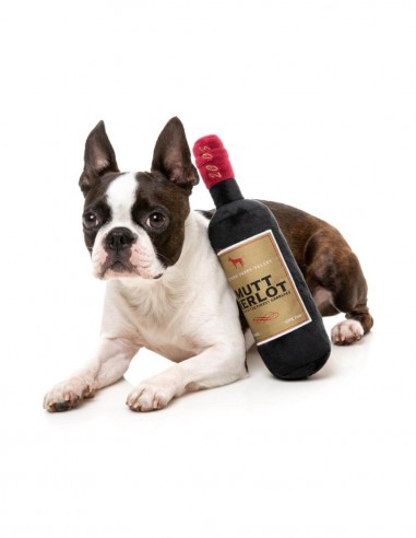 FuzzYard Plush Mutt Merlot - Peluche para Perros