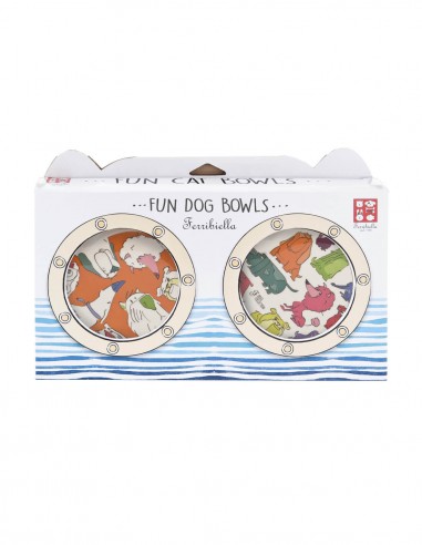 Pack 2 Comederos Fun Dog PALETTE 450ml - Para...