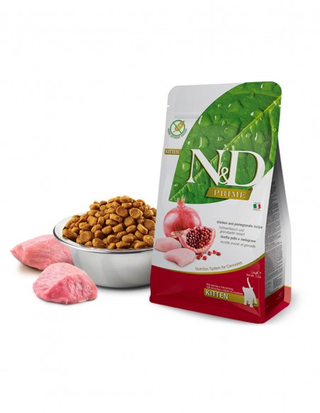 FARMINA ND Prime - Pollo y Granada 5kg - Pienso para KITTEN