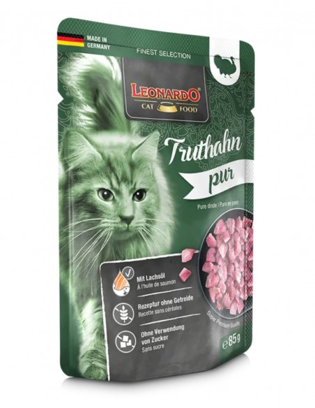 Leonardo Puro Selection Pavo 85g - Para Gatos