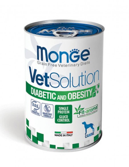MONGE Vet Solution Diabetic & Obesity 400g - Para Perros