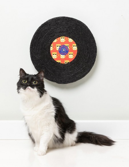 FuzzYard Record Kitty Cent - Rascador para Gatos