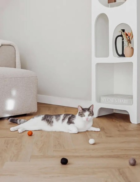 District 70 Pack GLOW Pelotas de Fieltro - Para Gatos