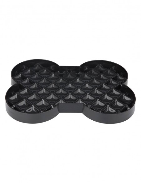 LickiMat Slodog Gris - Comedero Antivoracidad para Perros