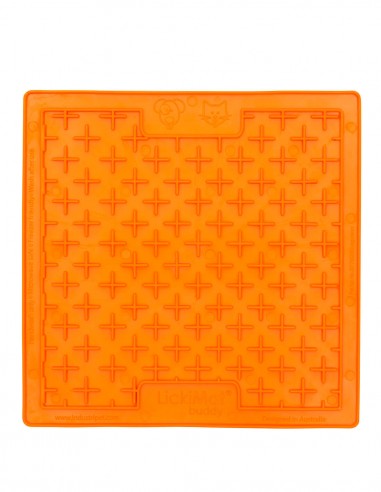 LickiMat Buddy Naranja - Comedero Antivoracidad