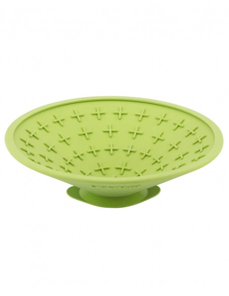 LickiMat Splash Verde - Comedero Antivoracidad para Perros