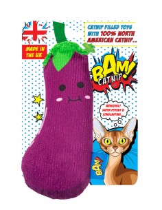 BAM! Catnip Genie Aubergine - Juguete para Gatos