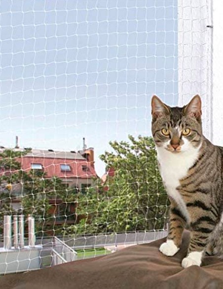 TRIXIE Red Protectora Transparente 6x3m - Para Gatos