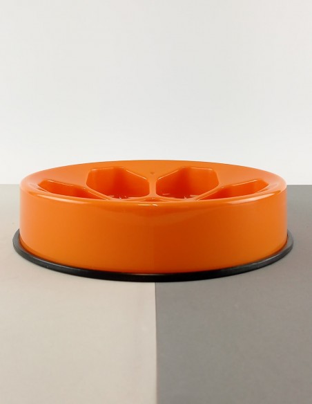 Cavity Comedero Slow Feed Naranja para perros