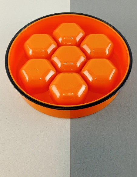 Cavity Comedero Slow Feed Naranja para perros