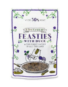 KING CATNIP Feasties con Pato 70g - Snacks para Gatos