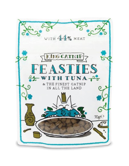 KING CATNIP Feasties con Atún 70g - Snacks para Gatos