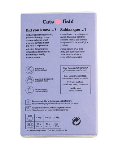 CANUMI Sardinas 125g - Para Gatos