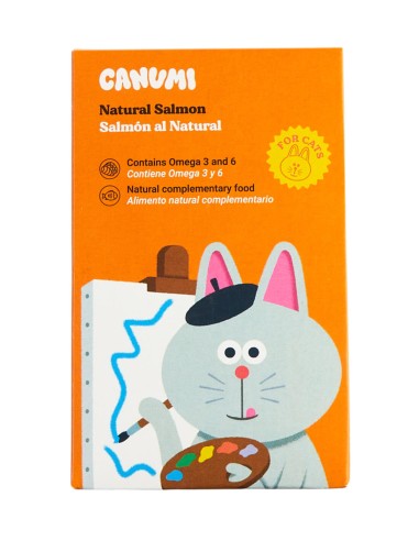CANUMI Salmón 120g - Para Gatos