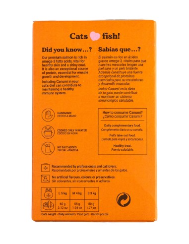 CANUMI Salmón 120g - Para Gatos