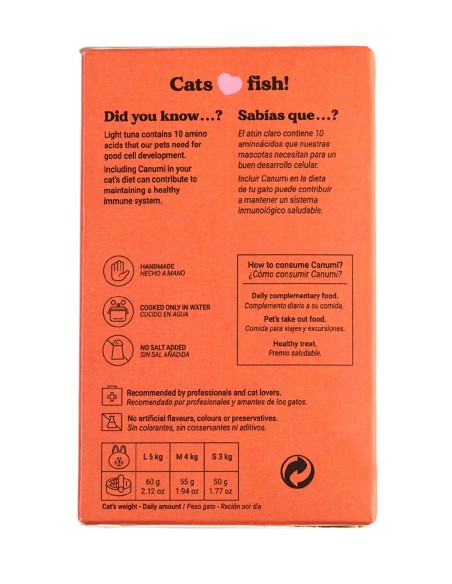 CANUMI Ventresca de Atún 120g - Para Gatos