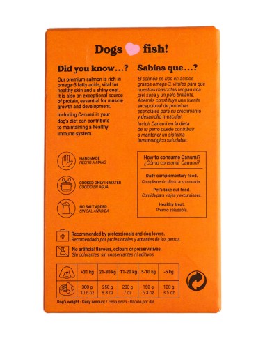 CANUMI Salmón 125g - Para Perros