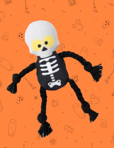 FuzzYard Halloween Cat Toy - Indiana Bones Rope