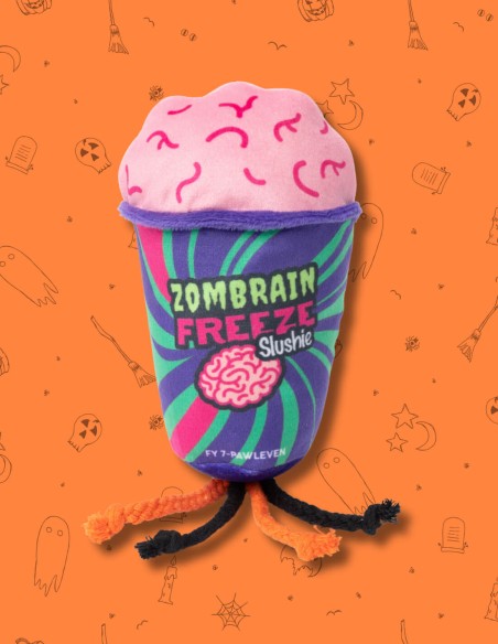 FuzzYard Halloween Cat Toy - Zombrain Latte