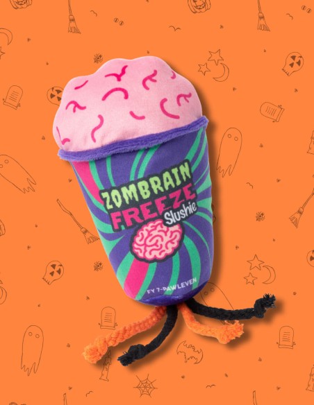 FuzzYard Halloween Cat Toy - Zombrain Latte