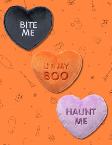 FuzzYard Halloween - Pack 3x Spooky Candy Hearts