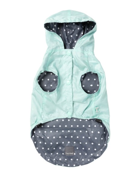 FUZZYARD Chubasquero Flipside Turquesa - Talla 1