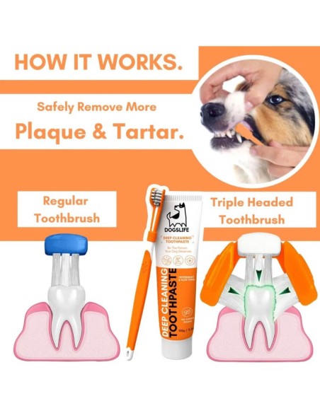 DogsLife Kit de Higiene Dental - Para Perros