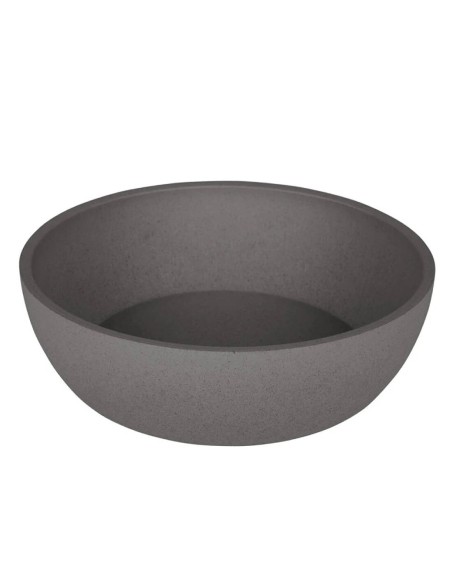 District 70 Comedero de Bambú Natural Gris L -  Para Perros