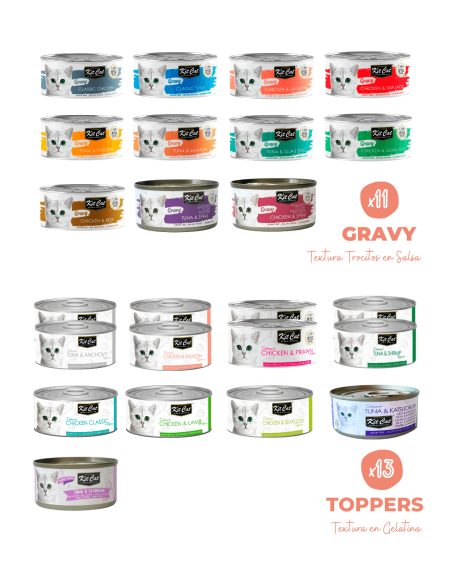 Pack Degustación Kit Cat 24 uds - Comida Húmeda Gato