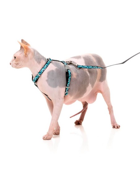 FUZZYARD Walking Wild One Aqua - Para Gatos