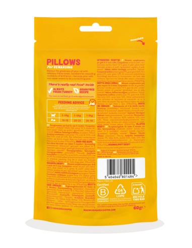 Edgard & Cooper Bocaditos de Pavo 60g - Snacks...