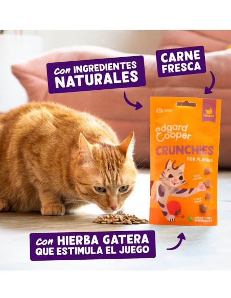 Edgard & Cooper Galletitas de Pollo 50g - Snacks para Gatos