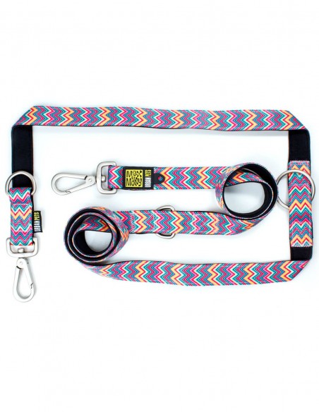 Max&Molly Correa Multifunción Vintage Pink XS - Para Perros