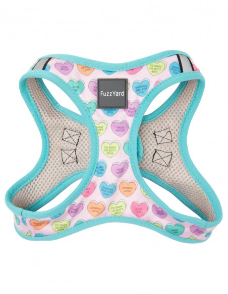 FUZZYARD Arnés Step In Candy Hearts - Para Perros