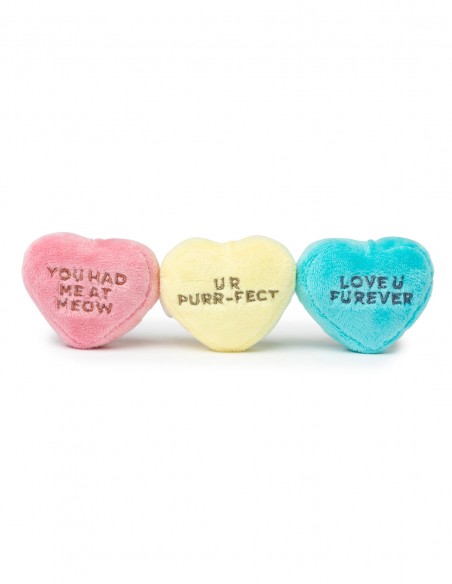 FUZZYARD Candy Hearts x3 - Juguete para Gatos