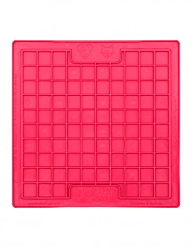 LickiMat Playdate Rojo - Comedero Antivoracidad