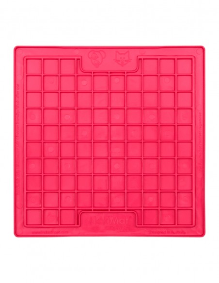 LickiMat Playdate Rojo - Comedero Antivoracidad