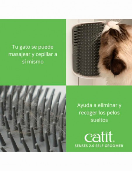 Catit Cepillo Masajeador de Pared con Catnip - Para Gatos