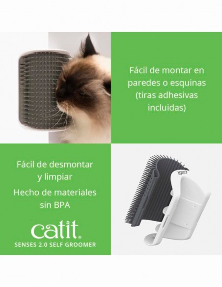 Catit Cepillo Masajeador de Pared con Catnip - Para Gatos