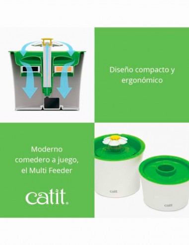 Catit Fuente FLOWER 3L - Para Gatos