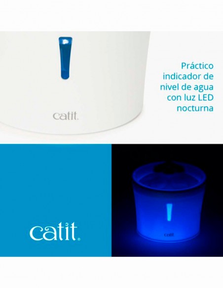 Catit Fuente FLOWER con Luz LED - Para Gatos