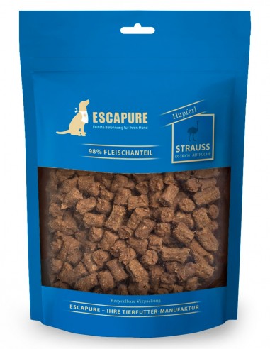 ESCAPURE Avestruz 150g - Snack Natural para Perros